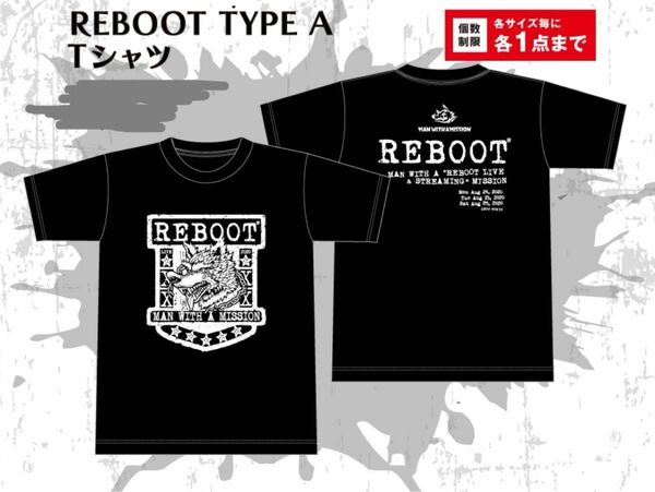 マンウィズ　REBOOT Tシャツ　 Sサイズ　通販　限定　2020