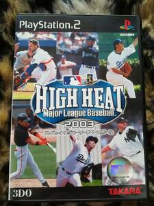 【中古・盤面良好・動作確認済み】PS2　ハイヒートメジャーリーグベースボール2003　　同梱可