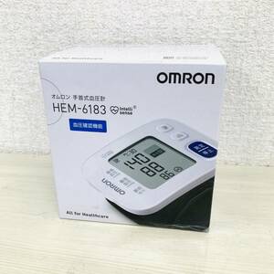 【未使用/開封済】OMRON オムロン 手首式 血圧計 HEM-6183 ヘルスケア 測定器 F192