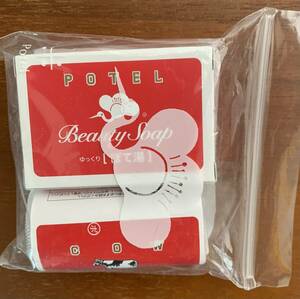  plum small .poteru milk soap collaboration stone .. foam .. net Kyoto hotel potel Novelty limitation goods red box soap milk soap 