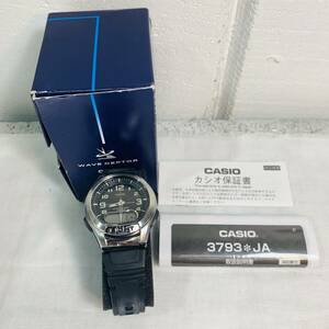 CASIO カシオ コレクション AQ-180W-1BJF STANDARD 10気圧防水モデルブラック メンズ USED品 1円スタート