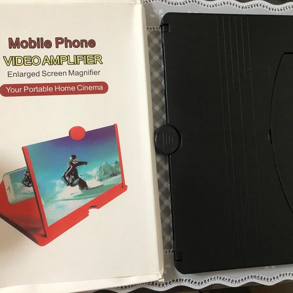Mobile phone 3D VIDEO AMPLIFIER ブラック　