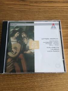 TELDEC - LETTERA AMOROSA - MONTEVERDI, KAPSBERGER, D'INDIA, ROSSI, MELLI