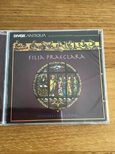 DIVOX ANTIQUA - FILIA PRAECLARA - MUSIC FROM 13-14TH CENTURY POLISH CLARISSE CONVENTS - ENSEMBLR PEREGRINA 