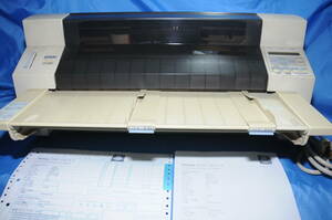  немедленная уплата ) рабочий товар )EPSON VP-4200 матричный принтер - продолжение копирование квитанция . parallel кабель приложен 