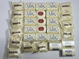 ★格安出品！！ 未使用 固形石鹸 まとめ売り LUX The Special Kao White SAVON DOR 30個 セット 石鹸 せっけん 生活用品 ビンテージ G206