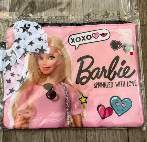 バービー　Barbie フラットポーチ　メイクポーチ