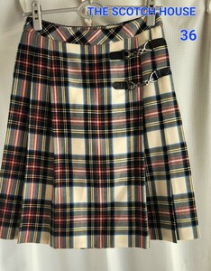  very beautiful goods Scotch house pretty check pleated skirt O'Neill obda Brin 