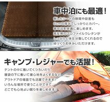 未使用 高反発 ごろ寝マット マットレス 180cm×60cm 厚さ 6cm 通気性 軽量 リバーシブル ノンスプリング 車中泊 防災 キャンプ ツーリング_画像7