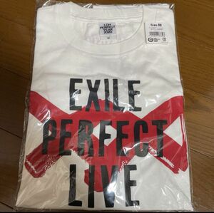 EXILE パーフェクトライブロゴTシャツ　Mサイズ 白 グッズ ホワイト Tシャツ WHITE