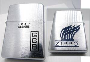 GGB 1947デザイン 両面 エッチング zippo ジッポ 2003年