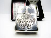 アーマー Armor ミッドナイトウルフ 両面ディープクロス zippo ジッポ 2006年 未使用_画像2