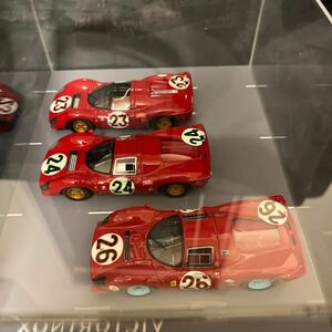 DMH 1/43 DAYTONA 24H 1-2-3 1967 ferrari 330P4 ,P3/4 ,412P フェラーリ　EIDOLON 