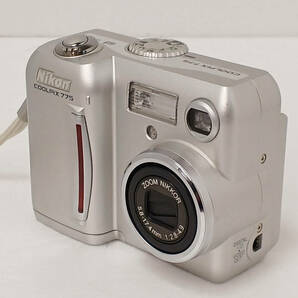 【即決】オールドコンデジ Nikon COOLPIX 775 デジタルカメラ、バッテリー付き 現状ジャンクの画像4
