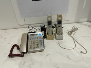 【中古】コードレス電話機 SHARP シャープ CJ-N75CW 親機＋子機2台 コンパクト＆スタイリッシュデザイン 【札TB01】