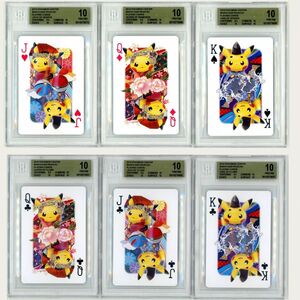 2016 ポケモンカード BGS10 ピカチュウ 6枚セット Pikachu POKEMON JAPANESE GEM MINT PSA10