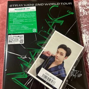未再生Stray Kids 2nd World Tour “MANIAC”ENCORE in JAPAN完全生産限定盤ソニミュ特典ICカードサイズステッカーセット8種付※シリアル無