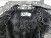 １円 ショット　Schott レザーライダース　シングル　黒　36_画像5