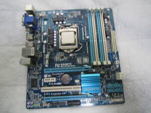 ★　GIGABYTE GA-H77M-D3H マザーボード Intel H77 LGA 1155 MicroATX 中古作動品　★