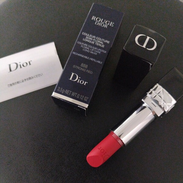 ★人気色★Dior　ディオール　ルージュディオール　888　ストロングレッド　レッド　赤　 リップ　口紅　