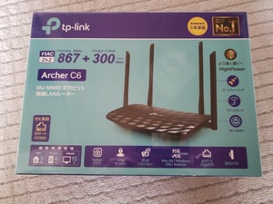 【新古品】tp-link Archer C6 MU-MIMO ギガビット 無線LANルーター 