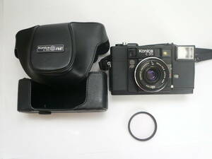 コニカ Konica C35 AF Hexanon 38mm F2.8フィルムカメラ★動作未確認★ジャンク扱い★F2072