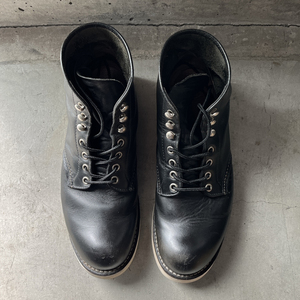 RED WING 8165 プレーントゥ US8.5 D 黒 レッドウィング ブラック アイリッシュセッター ( Dr.Martens 666 Lewis Schott)