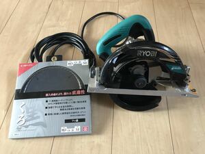 丸のこ RYOBI W663ED + チップソー