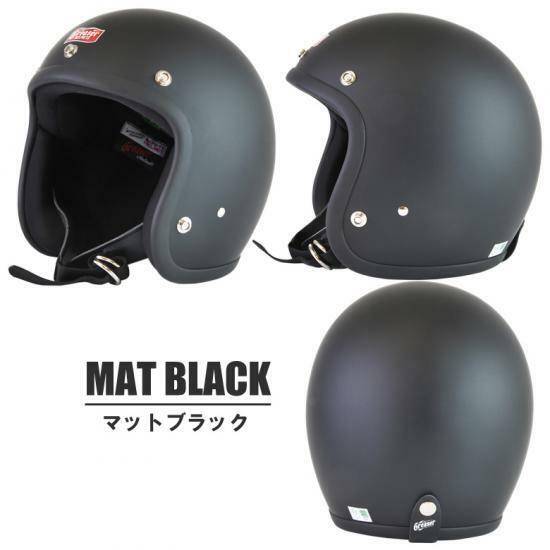 【GREASER HELMETS／グリーサー】Lサイズ　マットブラック　60's PLANE　ランブル