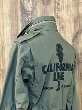 【CALIFORNIA LINE】 38サイズ　M65ミリタリージャケット　格納フード　オリーブ　カリフォルニアライン　スカルフライト　ランブル_画像6