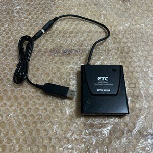 軽自動車登録　三菱電機 EP-9U58V USB電源仕様 アンテナ一体型ETC車載器　バイク　音声案内