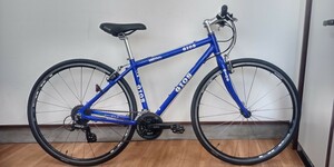 整備済み GIOS MISTRAL ジオス ミストラル ブルー 適応身長160-175cm クロス アルミ シマノ24段変速 枚方市から500km以内配送可能