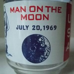 1969年 Vintage NASA APOLLO #11 Glass ペアグラス / アポロ11号 月面着陸 Man On The Moon 7/20/1969 未使用品 当時物 デットストックの画像1