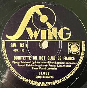 QUINTETTE DU HOT CLUB DE FRANCE SWING Rhythm Futur/ Blues - DJANGO REINHARDT