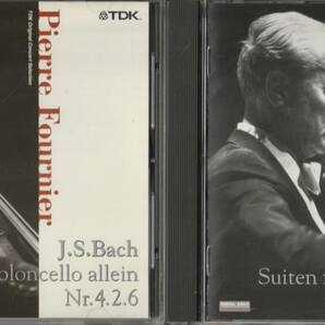 PIERRE FOURNIER - BACH ; SUITEN VIOLONCELLO ALLEIN NR. 1〜NR.6 TDK 2CDの画像1