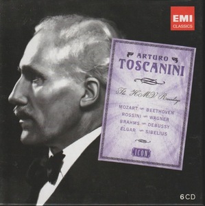 Arturo Toscanini - ICON ; Mozart, Rossini, Wagner, Elger etc. EMI ボックスセット 6CD