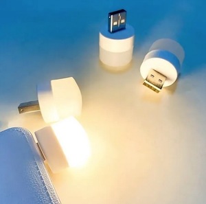 ミニ LEDランプ 電球色×4個セット(内訳指定可) #読書 #ナイトライト #常夜灯 #LEDライト #USB【おてがる配送 送料込み】