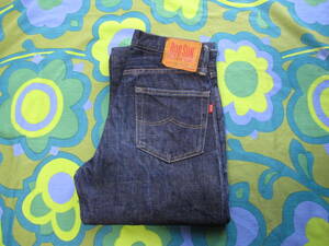 Сделано в Японии Bobson Bobson TK504B Джинсовые штаны W28/L35 хлопок 100 использовали красивые джинсы повреждения подол