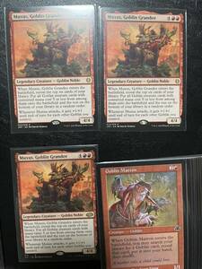 MTG 英語版 上流階級のゴブリン、マクサス Muxus, Goblin Grandee 3枚セット＋おまけ JMP J22 ゴブリンの女看守ほか