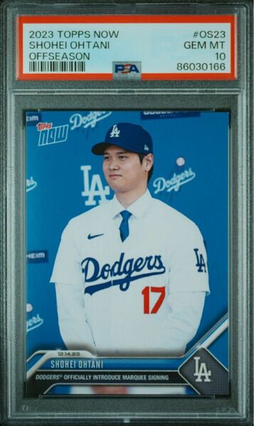 【psa10】【MLB】topps now / Shohei Ohtani / OS23