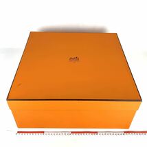 HERMES エルメス 特大 空箱 空き箱 43×43×17.5cm BOX ボックス 化粧箱 大型 オレンジ オレンジボックス バッグ用_画像1