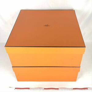 HERMES エルメス 空箱 2個 セット ボックス 空き箱 088 含む BOX オレンジ オレンジBOX バッグ 用 43×43×17 