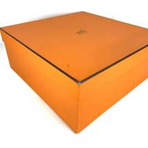 HERMES エルメス 特大 空箱 空き箱 43×43×17.5cm BOX ボックス 化粧箱 大型 オレンジ オレンジボックス バッグ用_画像2