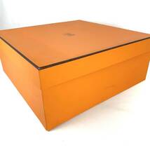 HERMES エルメス 特大 空箱 空き箱 43×43×17.5cm BOX ボックス 化粧箱 大型 オレンジ オレンジボックス バッグ用_画像3