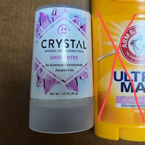 デオドラント Stick 無香料 制汗剤 crystal arm and hammer ultra max クリスタルストーン