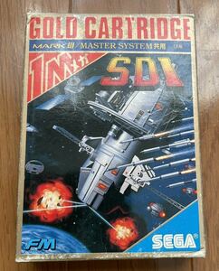 SDI セガマークⅢ SEGA markⅢ Strategic Defense Initiative シューティング　動作確認済　箱説明書付　マスターシステム　ソフト　ゲーム