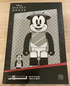 ベアブリック　HAT AND PONCHO MICKEY BE@RBRICK ※400%のみ meets MICKEY MOUSE The Gallopin' Gaucho ミッキーマウス　Disney 