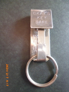 ビンテージ　キーホルダー　アメリカ製　頑丈　ベルト用　１９７０年代 Okay's Key safe by Hill Spec Prd.