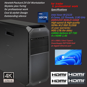 4KxHDMI1.4b 4面出力超快適マシン★core i7超xeon3.90GHzx12cpu/新品爆速NVMe SSD 512GB&HDD1TB/メモリDDR4-16GB