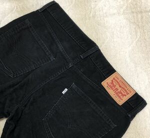 ☆Levi's☆リーバイス 511 コーデュロイ パンツ W33 L32 黒系 白タブ